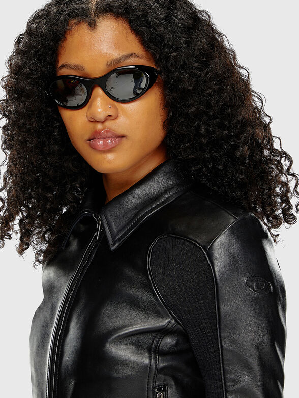 L-TOTEM-P1 leather jacket - 4