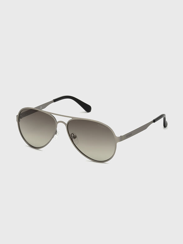 Sunglasses with silver metal frames - 1