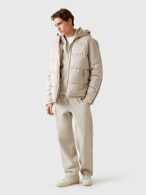 Quilted jacket with contrasting piping - 2