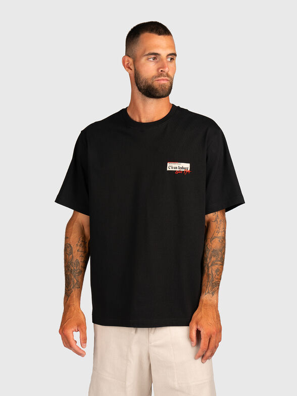 Oversized T-shirt with accent back - 6