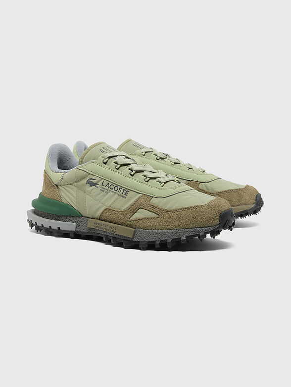 Sports shoes with suede details and logo - 2
