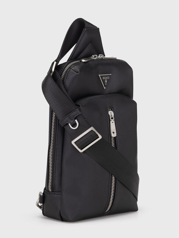 Crossbody bag in black - 6
