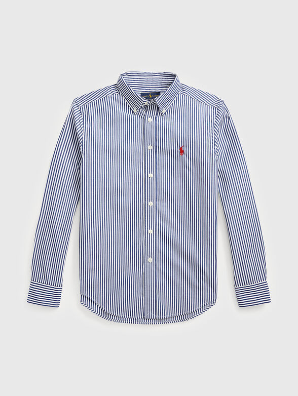 Striped cotton shirt  - 6