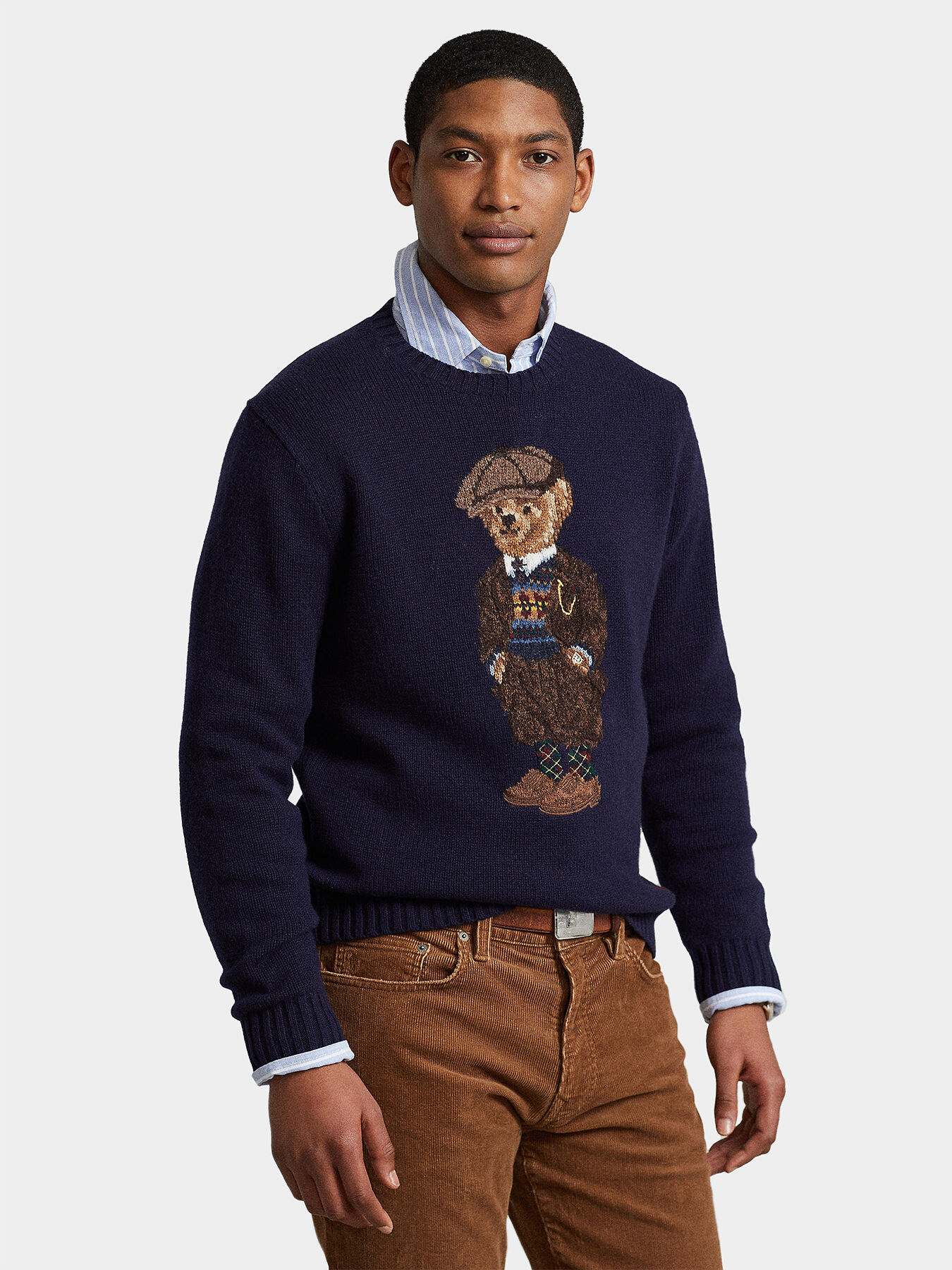 Polo bear wool sweater shop