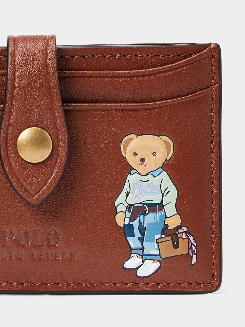 Polo Bear leather cardholder  - 3