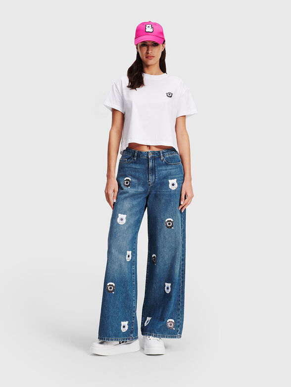 Jeans with print accents KL X DARCEL DISAPPOINTS - 4