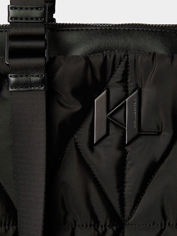 K/STUDIO black bag with logo detail - 4