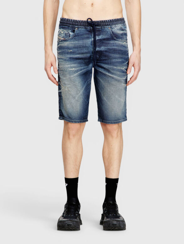Slim jeans with elasticated waistband - 1