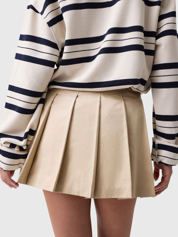 Pleated mini skirt - 2