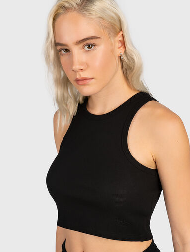 PIERA cropped top with an embroidered logo detail - 4