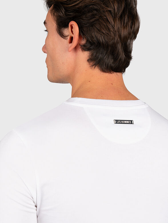 T-shirt with logo print and metal detail - 2