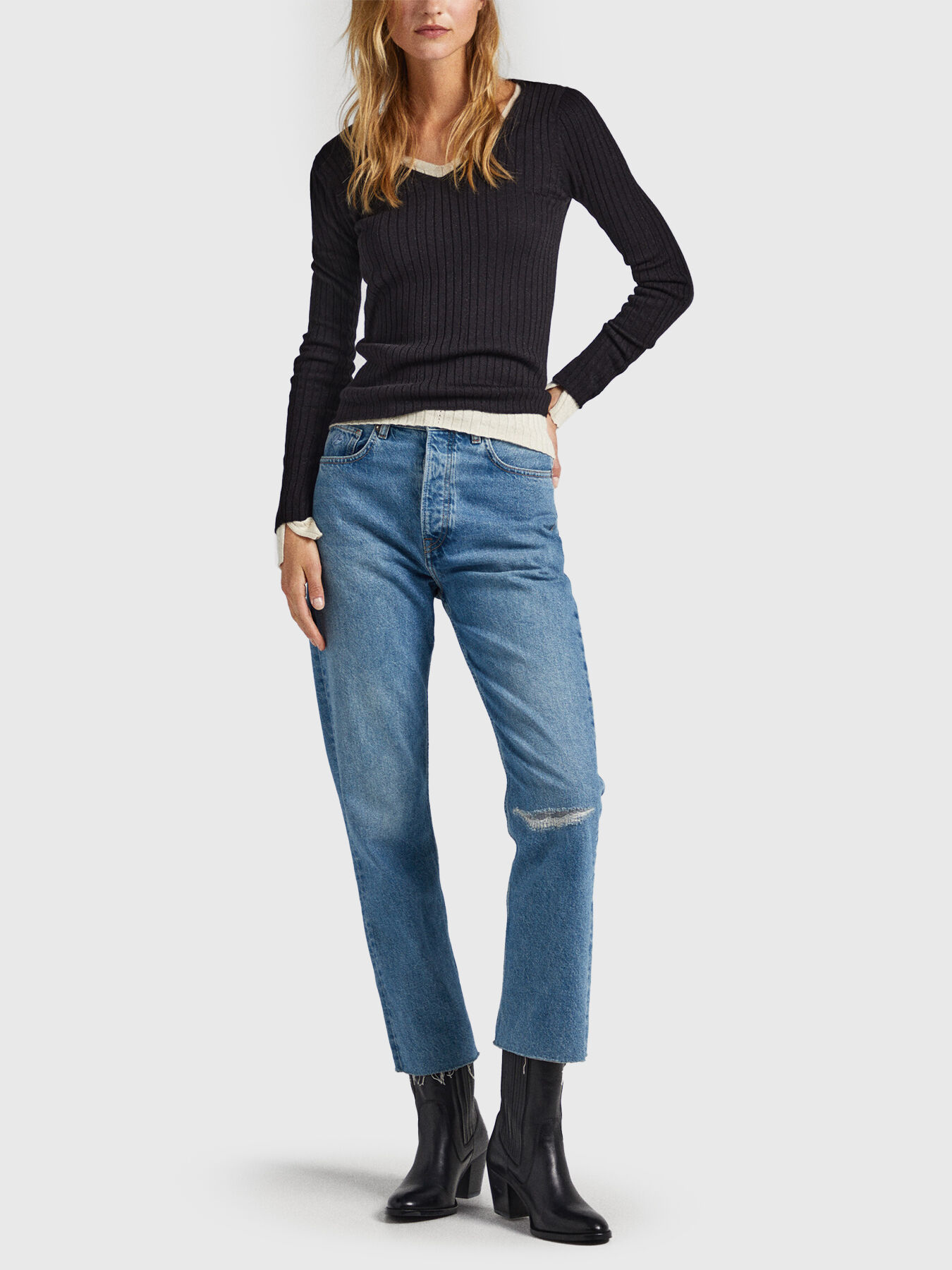 【即納】 ELIX V-neck sweater brand Pepe Jeans — Globalbrandsstore.com/en トップス