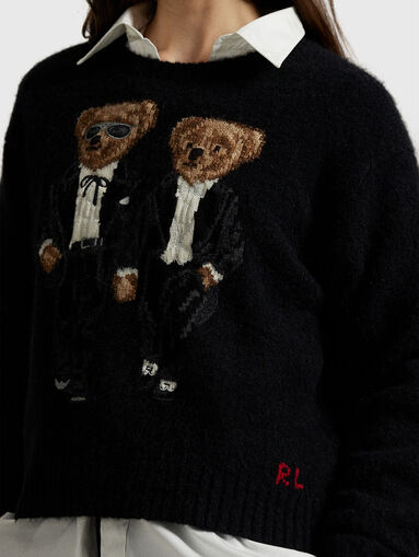 Ralph & Ricky Bear crewneck jumper - 5