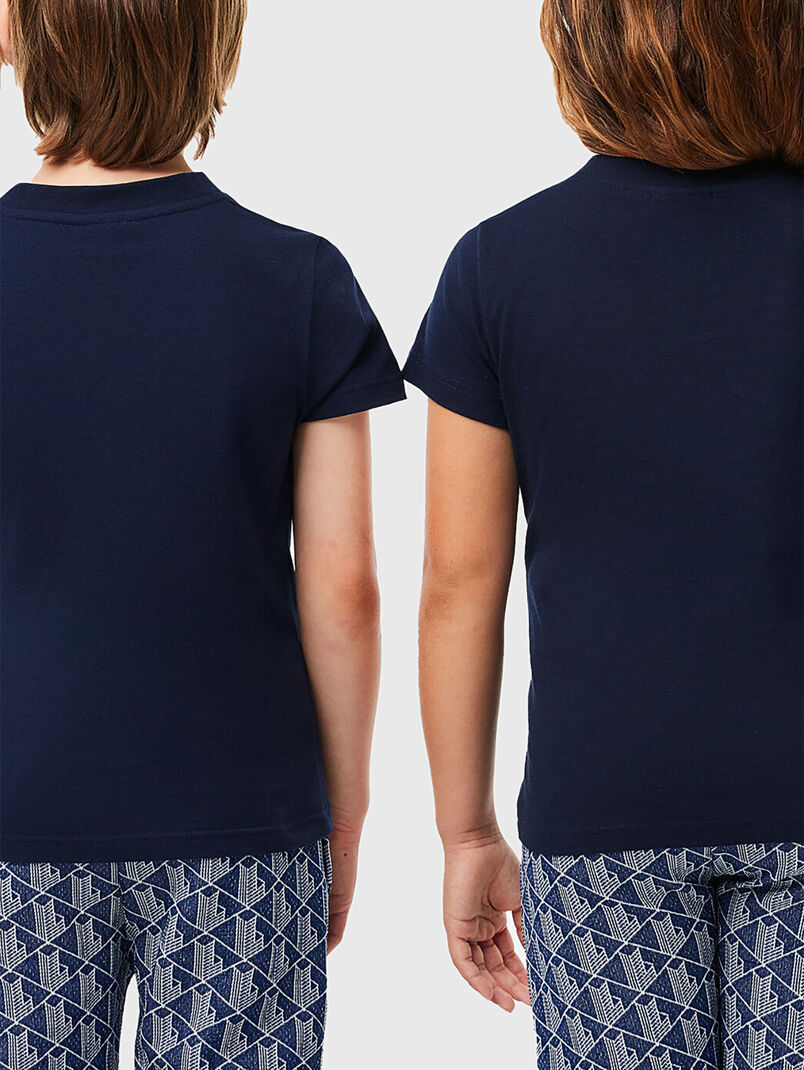 Cotton T-shirt with logo  - 3