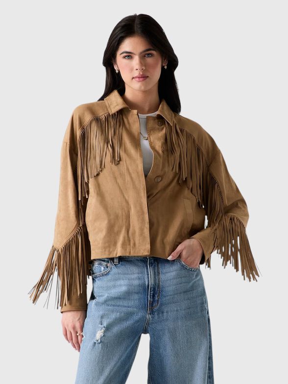 LS IBBY short jacket with fringe - 1