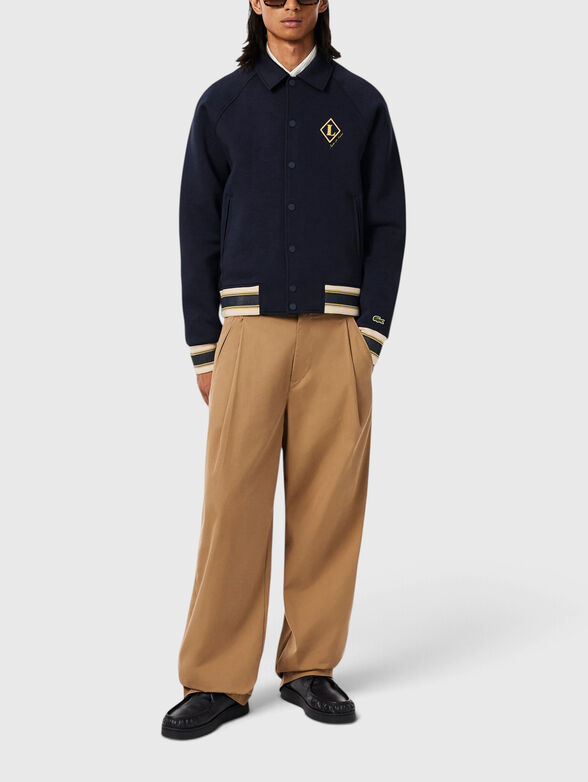 Dark blue jacket with buttons - 2
