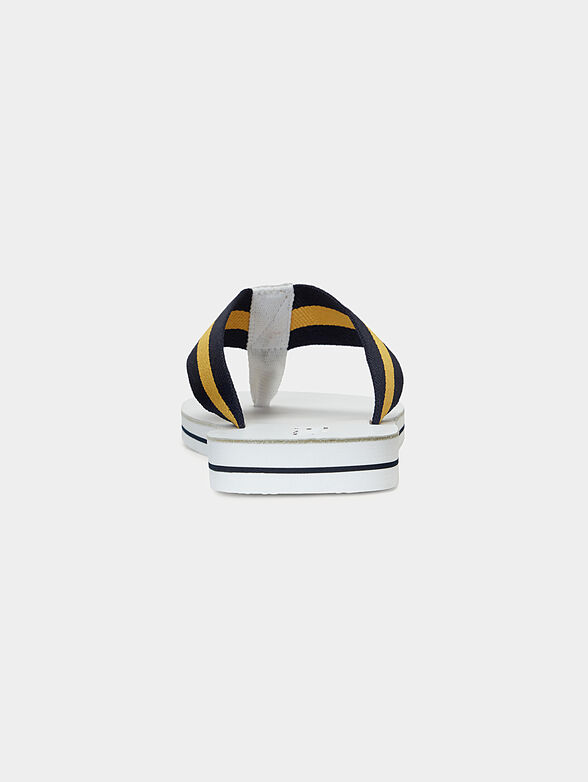VINTAGE BOLT white flip-flops - 2