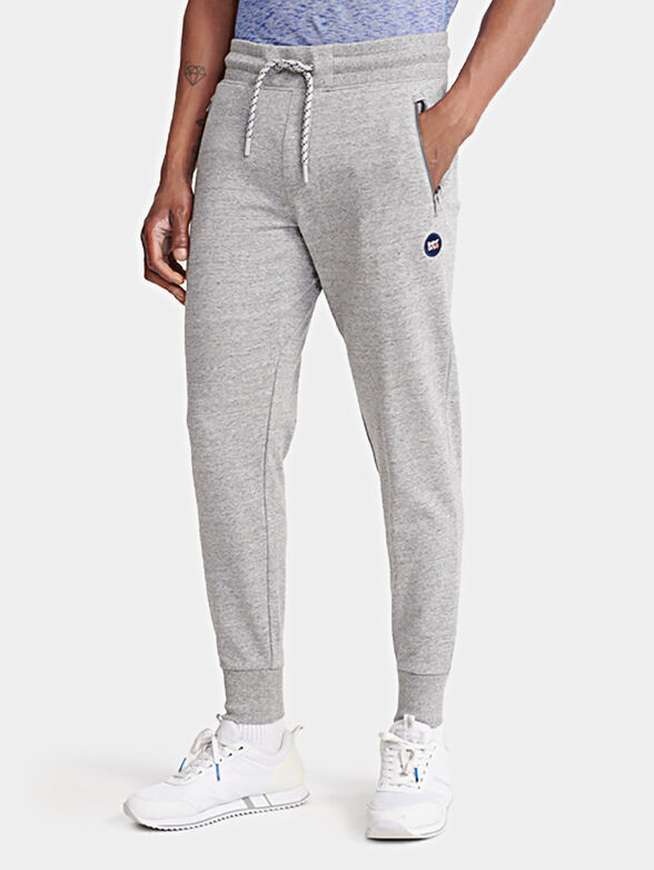 COLLECTIVE Cotton joggers in black - 1