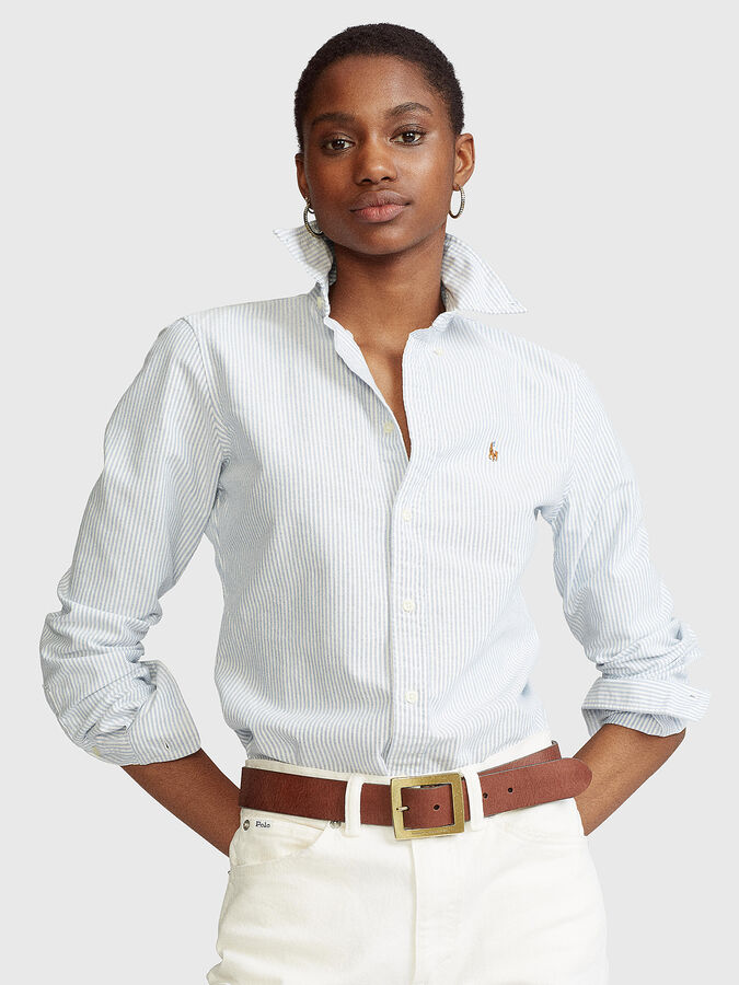 ralph lauren ladies striped shirt