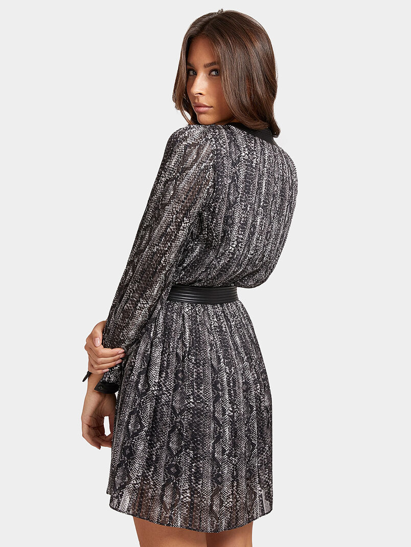 DANA dress with snake print - 3