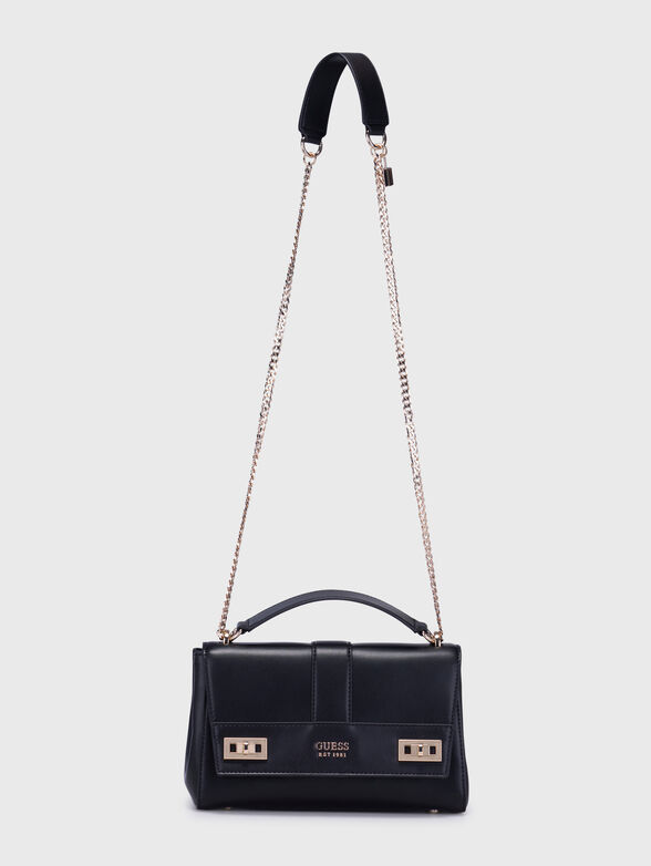 KATEY black bag with logo accent - 2