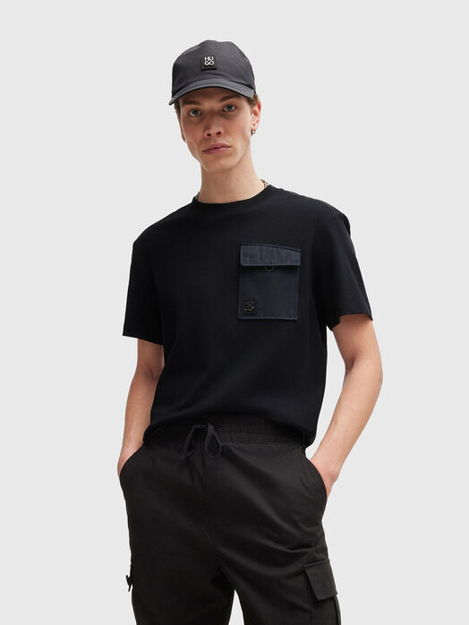 DABIENO T-shirt with accent pocket and logo