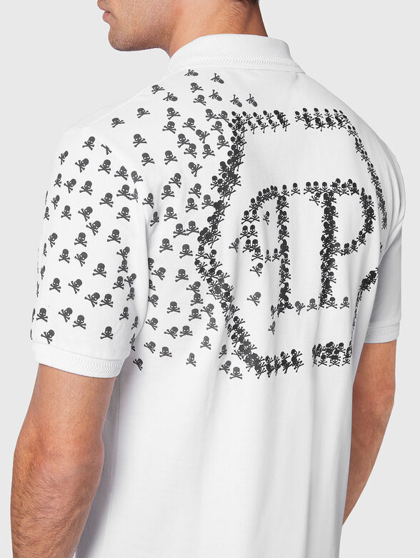 SKULL & BONES cotton polo shirt - 3