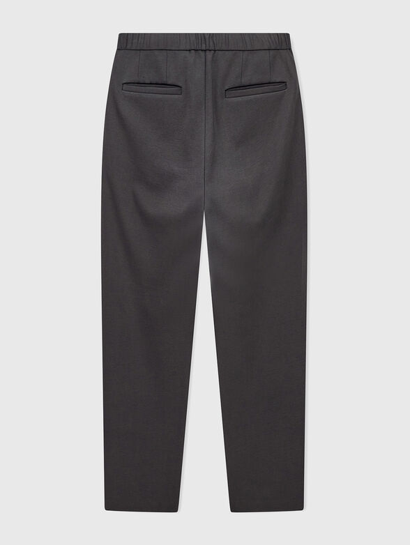 Grey cotton trousers - 2
