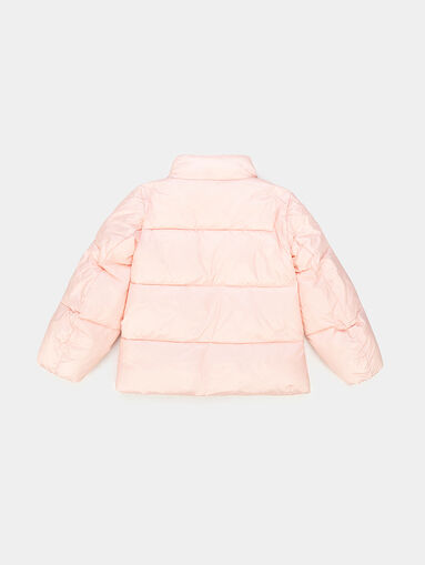 Down jacket in pink color - 5