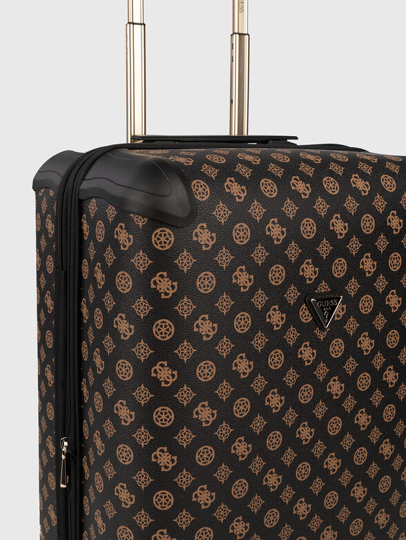 Suitcase with monogram print - 4