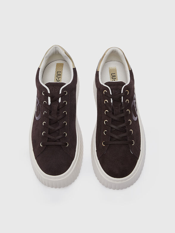 Platform leather shoes - 5