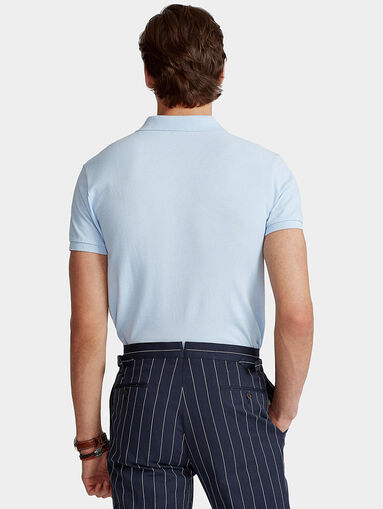 Polo shirt in light blue colour - 3