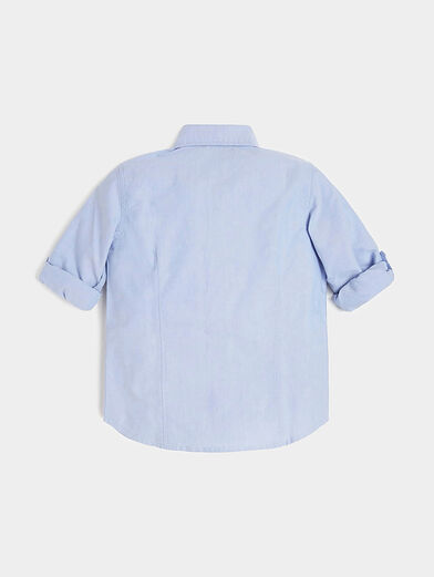 Oxford shirt in blue - 4