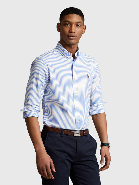 Cotton striped shirt - 1