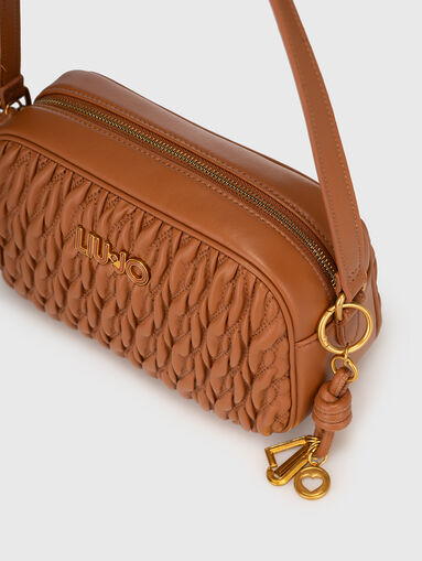 Black crossbody bag in eco leather - 5