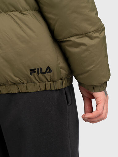 TIREBOLU green jacket with a hood - 4