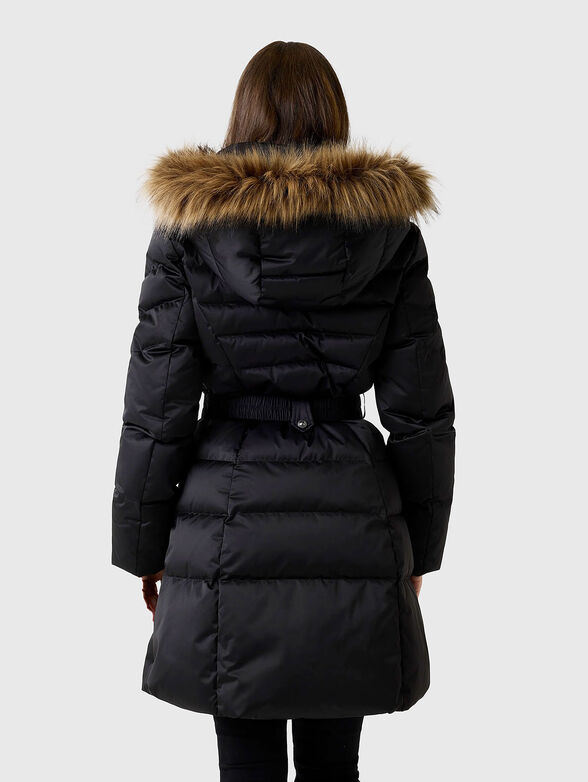 Real down puffer hooded jacket - 3