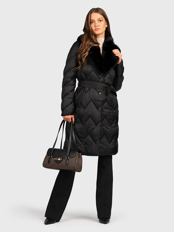 Black puffer jacket - 2