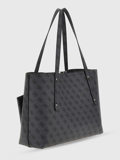 Shopper bag with monogram print - 3