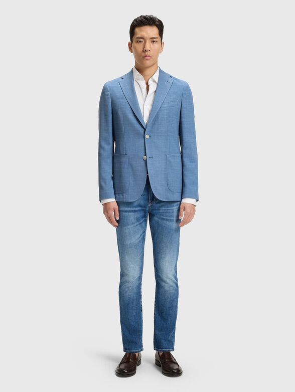 P-HANRY slim wool blend jacket - 2