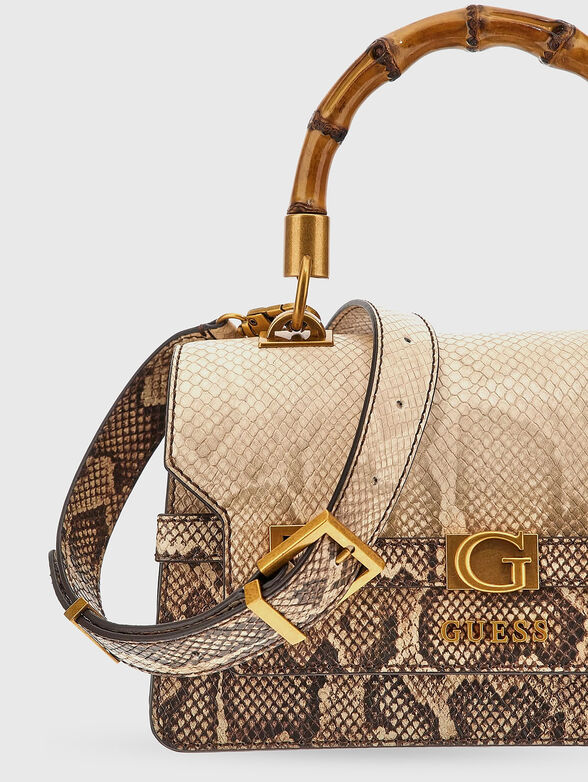 SIBEL small bag with a long handle and logo - 5