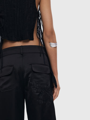 LINA satin cargo pants - 3