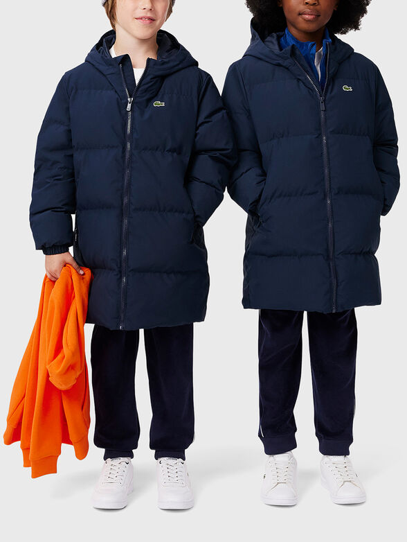 Puffer jacket with hood - 1