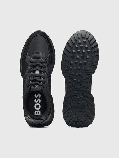 JONAH trainers with textile and leather - 5