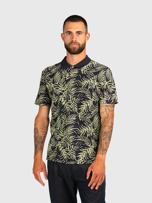 Printed polo shirt