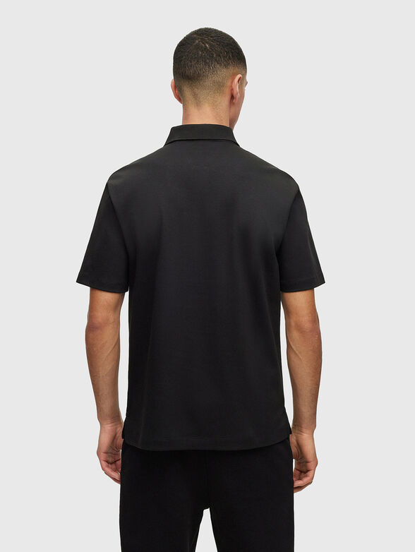 DAGROS beige polo shirt with logo detail - 3