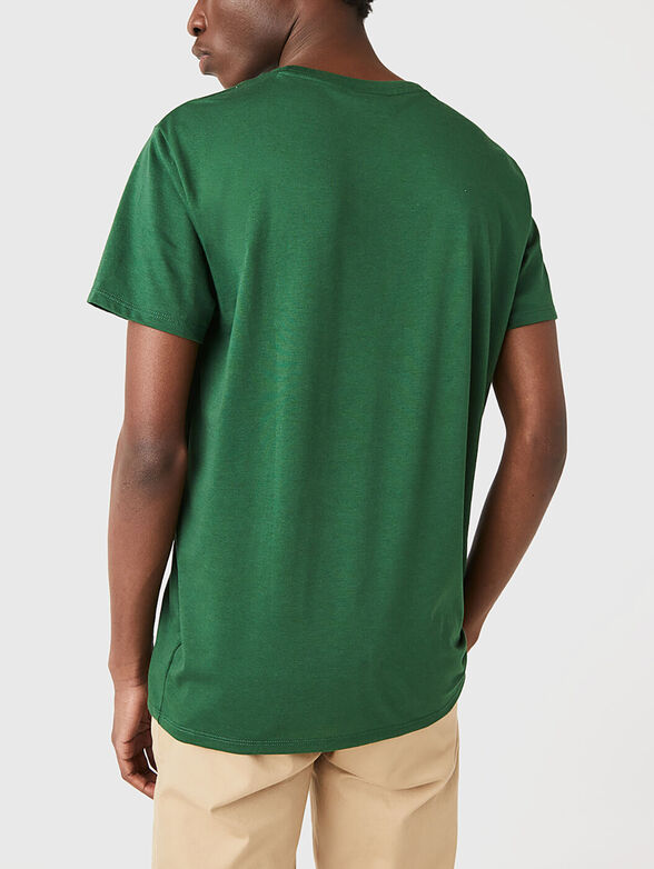 Green cotton T-shirt - 3