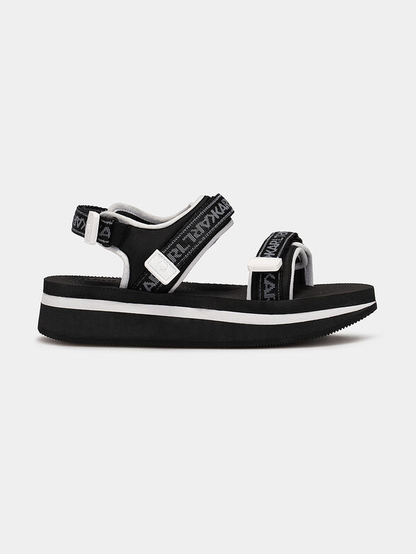 VELOCITA WEDGE KC sandals with logo lettering - 1