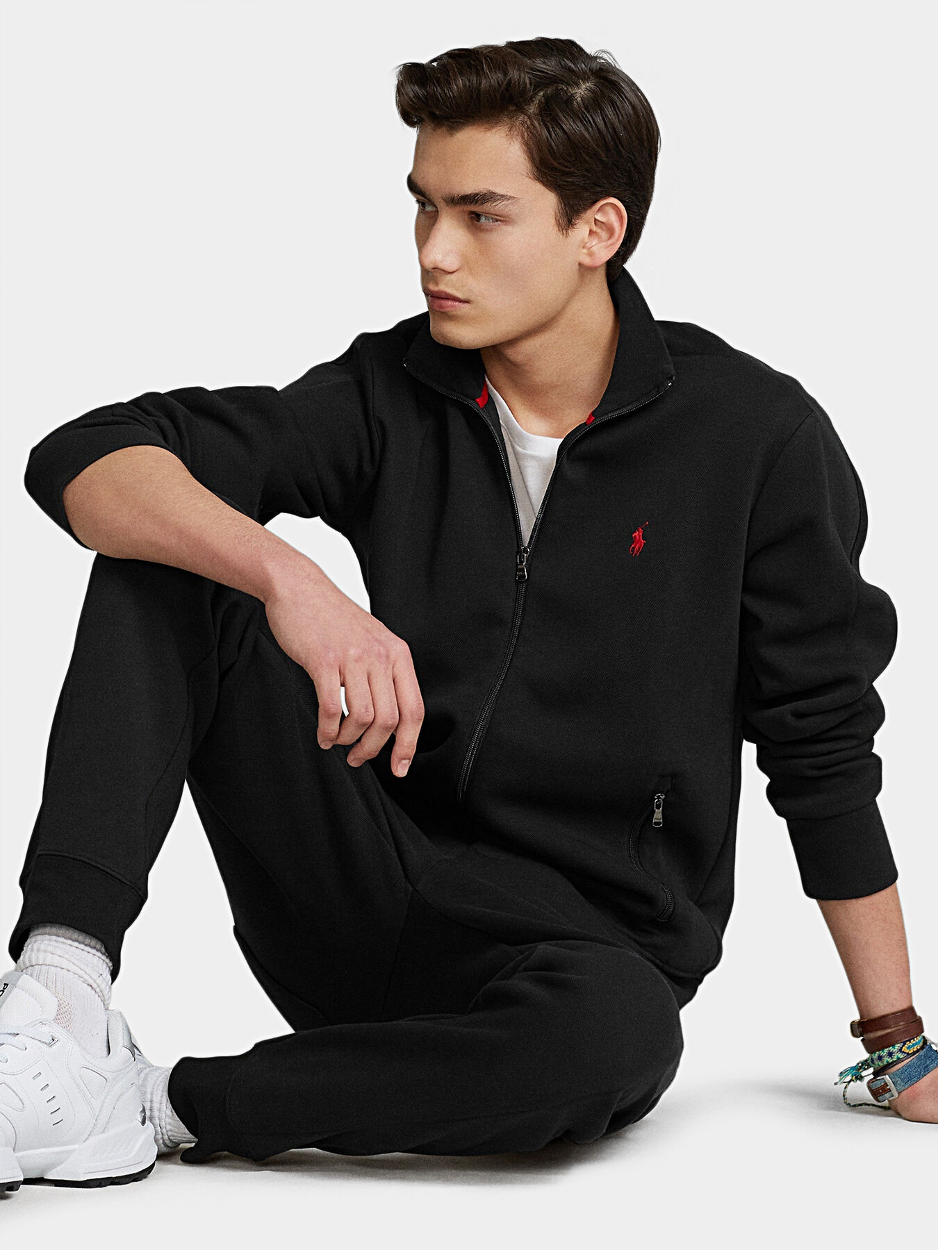 Sports sweatshirt with logo embroidery brand POLO RALPH LAUREN Globalbrandsstore en