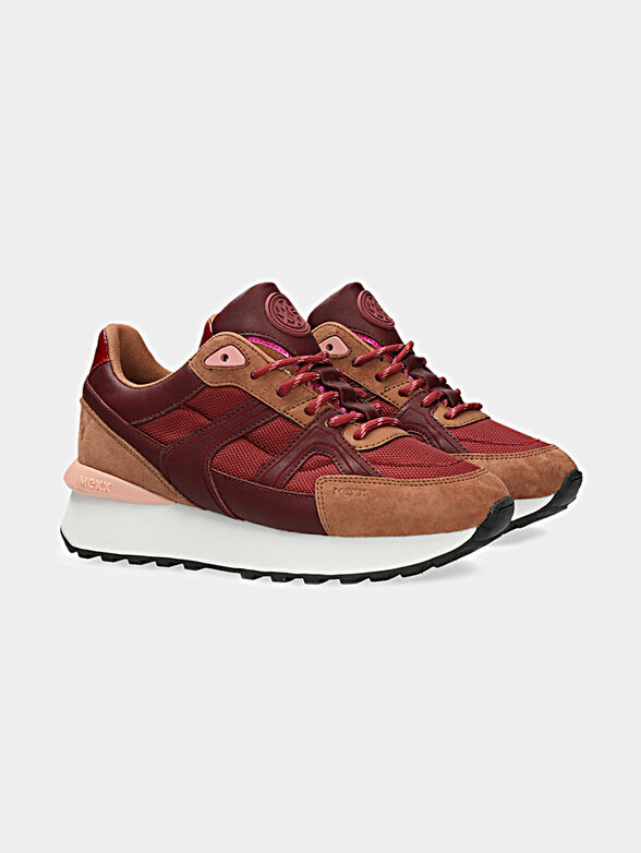 JUNA 2 sports shoes in bordeaux color - 2